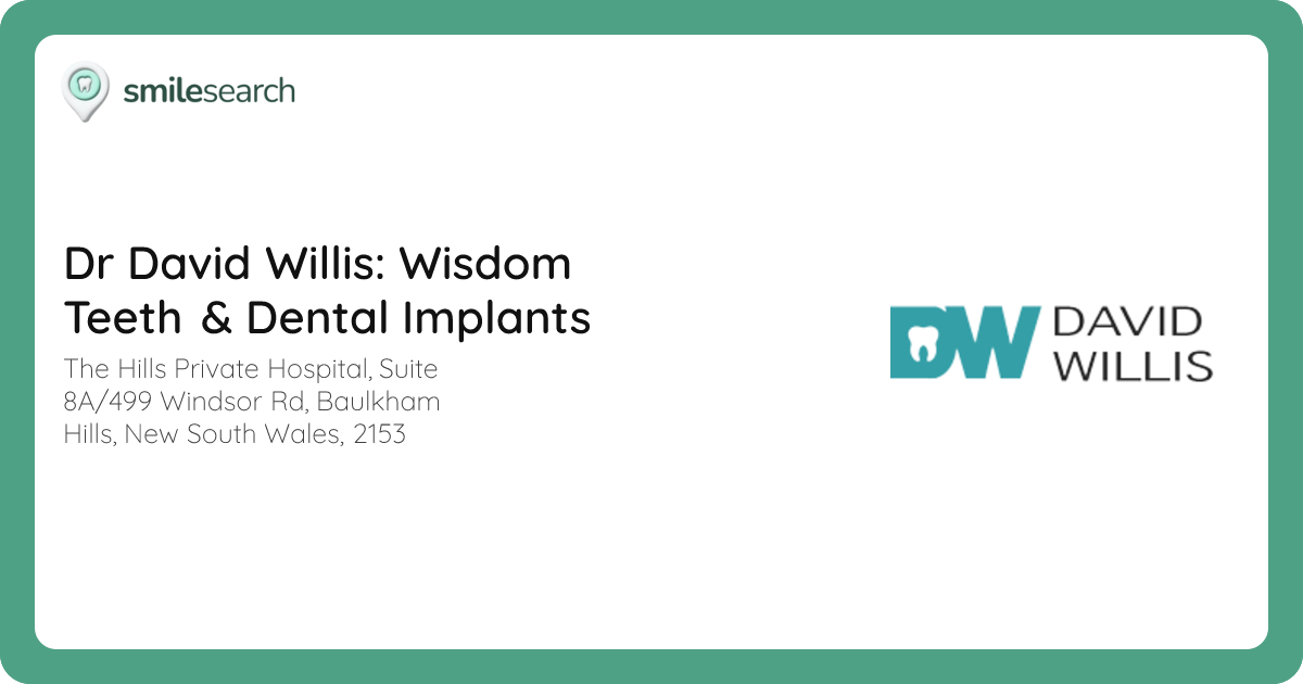 Dr David Willis: Wisdom Teeth & Dental Implants - New South Wales ...